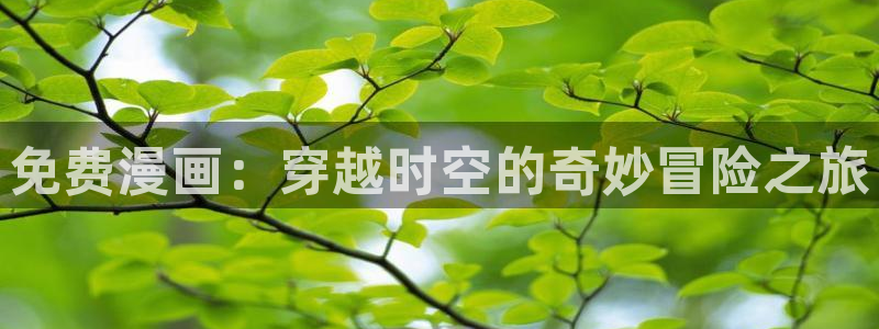 贝勒漫画登录：免费漫画：穿越时空的奇妙冒险之旅