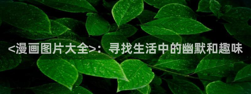 贝勒漫画全部漫画：<漫画图片大全>：寻找生活中的幽默和趣味