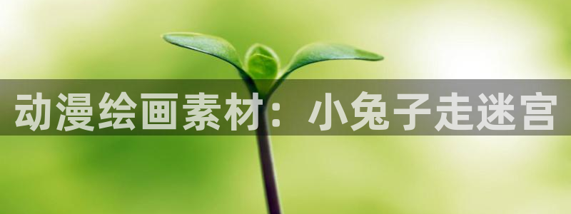 贝勒漫画abd：动漫绘画素材：小兔子走迷宫